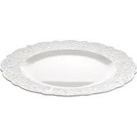Alessi Serveerschaal Dressed White Porcelain 33,5 cm