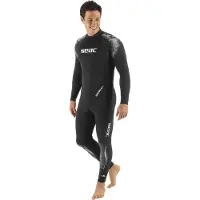 Seac Sub M.lungo Cover 5 Mm Freediving Wetsuit Zwart 3XL Man