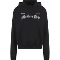 Mister tee Sweatshirt basaltgrijs / bloedrood / zwart / wit