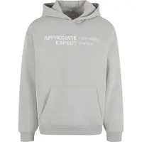 Mister tee Sweatshirt 'Appreciate & Respect' lichtgrijs / wit