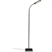 B.K.Licht Staande lamp - 6,5W, 600lm, LED, dimbaar, bediening via touch, verstelbaar, kleurtemperatuur instelbaar, zwart
