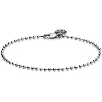 Lucleon Essentials | 2,5 mm Zilverkleurige Ketting met Bolletjes Schakels