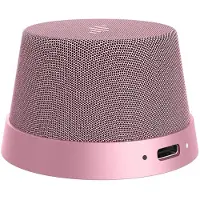 NÖRDIC Magnetische Luidspreker - Bluetooth 5.3 - 3W - TWS Stereo - Geschikt voor MagSafe - Voor Tablet & Smartphone - Roze