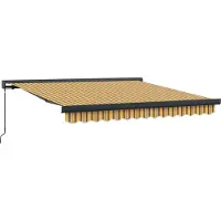 vidaXL Uitschuifbare luifel Meerkleurig 300 x 250 cm