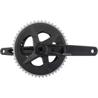 Sram Rival AXS DUB 48-35 Tanden 2x12V Quarq Vermogensmeter Crankset (zonder doos) Zwart || Maat: 175
