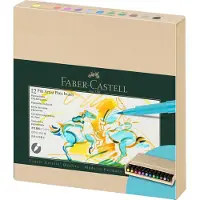 Faber-Castell tekenstift - Pitt Artist Pen - brush - 12 delig - studiobox - FC-167190