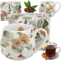 Duo Elegante Porseleinen Mok 430ml - Perfect cadeau voor koffie & thee