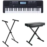 Medeli MK49/BK Nebula Series keyboard set, 49 aanslaggevoelige mini-toetsen, Auto Chord, 2 x 2,5 watt, inclusief standaard en kruk