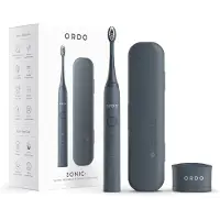Ordo Elektrische Tandenborstel Sonic Plus + Reisetui Oplaadbaar Charcoal Grey