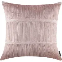 Room99 Decoratieve Kussenhoes Frenchie 45x45cm met Franjes - Zacht Roze Velours