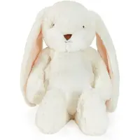 Bunnies By The Bay Floppy Nibble Konijn - Knuffeldier - Knuffel voor kinderen - Geborduurde details - Creme - 34 cm