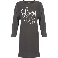 Temptation TPNGD2202A dames bigshirt Donker Grijs. - Maten: 3XL