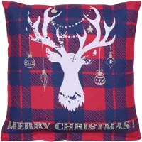 Carbotex Kerst kussensloop 40x40 cm MERRY CHRISTMAS
