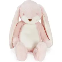 Bunnies By The Bay Floppy Nibble Konijn - Knuffeldier - Knuffel voor kinderen - Geborduurde details - Roze - 52 cm