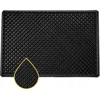 Perfect Home Rubberen Deurmat 35x51 cm - Dik Haan - Antislip