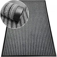 Nestor Grijze Instapmat 80x120 cm - Duurzaam & Antislip