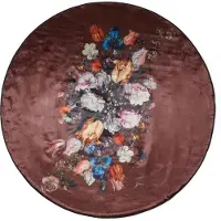 Essenza Vloerkleed x Mauritshuis Beautiful Bouquet Brown (ø 180 cm)