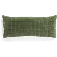 Essenza Julia Forest Green Kussen Velvet 40x90