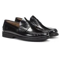 Fluchos Fluchosvoor mannen. F0047_FLCK_NEGR Stamford leren schoenen zwart (46), Leer, Casual