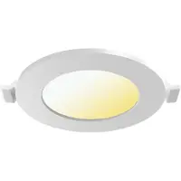 BES LED LED Downlight Inbouwspot - Brinton Thin - 3W 220lm 120° Bundelhoek - Aanpasbare Lichtkleur 3000K-4000K-6500K - IP40 - Rond - Wit - Ø85mm Buitenmaat - Ø70mm Zaagmaat
