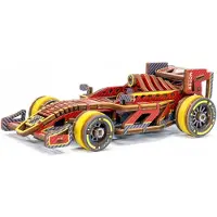 Wooden City Houten 3D Automodel Bolide - Mechanisch Bouwpakket Limited Edition