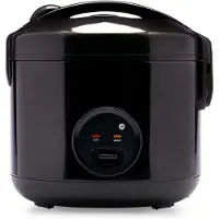 Core Rijstkoker - Koker - Stoompan - met Keramische Kom - LED-display - Zwart - 25cm x 25cm x 25cm
