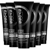 Syoss Glaze - Conditioner - Herstelt Futloos en Dof Haar - Glans en Zijdezacht Resultaat - Zacht en Makkelijk Doorkambaar - Vermindert Pluis tot 24u - Voordeelverpakking - 6x250 ml