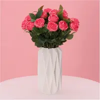 Maxifleur Kunstplanten Handgebonden Kunstboeket Vela Modena 45 cm roze