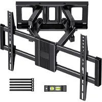 Core TV Beugel Draaibaar en Kantelbaar - TV Beugel Draaibaar - TV Beugel Kantelbaar - Zwart- 45cm x 23cm x 8cm