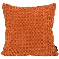 NOVÉE Corduroy knit roest | 45 x 45 cm | kussenhoes | polyester