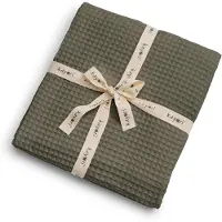 Kayori Goya Plaid Katoen - Deken - 150x220cm - Voor Buiten & Binnen - Donkergroen