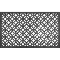 Maan Rubberen deurmat 45x75 cm - Duurzaam en effectief vuilvanger