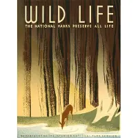 Karo-art Poster - Wild Life, 1936 originele poster, 50x70cm, Premium Print, Verpakt in stevige kartonnen rolkoker