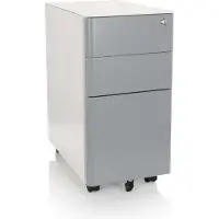 Hjh OFFICE Ladeblok COLOR I Staal wit / grijs