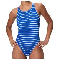 Speedo - Women's Eco Endurance+ Printed Medalist - Badpak 46, blauw