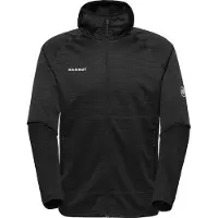 Mammut - Crag ML Hooded Jacket - Fleecevest L, zwart