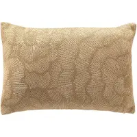 Dutch decor - DAISY - buitenkussen 40x60 cm - waterafstotend en uv-bestendig - Irish Cream - beige