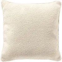 Dutch decor ONNO - kussenhoes 60x60 cm - bouclé - Snow White - wit - met rits - zonder binnenkussen