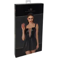 Noir Jurk Lacing XL