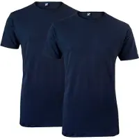 Alan red Ottawa t-shirt donkerblauw effen katoen two pack