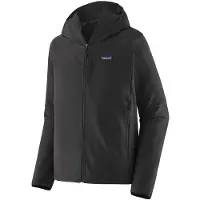 Patagonia - R1 Techface Hoody - Softshelljack S, zwart