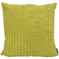 NOVÉE Corduroy knit pistache | 45 x 45 cm | kussenhoes | polyester
