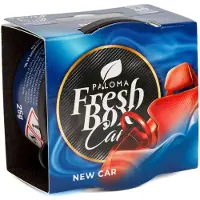 Paloma Auto Luchtverfrisser voor Bekerhouder - Fresh box - Nieuwe auto - 25 g 1 Stuks [P20200]