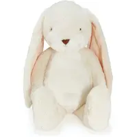 Bunnies By The Bay Floppy Nibble Konijn - Knuffeldier - Knuffel voor kinderen - Geborduurde details - Creme - 52 cm
