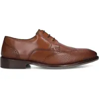 Stefano lauran Heren Geklede Schoenen Msh0010098 - Cognac - Maat 46