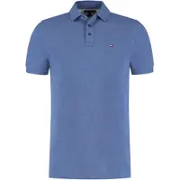 Tommy Hilfiger 1985 Slim Polo Indigo Heather Maat: XL | Poloshirts Outlet | Heren | Blauw