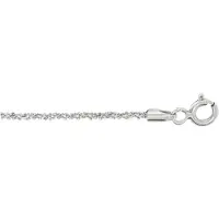 Cavill - 925 Sterling Zilveren Ketting 50 cm - Criss-cross Patroon - Fijn en Elegant - Damessieraad met Karabijnsluiting