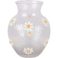 Clayre & Eef Vaas Ø 13x16 cm Transparant Glas