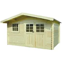 Solid Superia Traditional-linz Tuinhuis - Vurenhout - Geïmpregneerd - 388x388cm