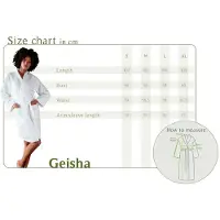 Kayori Geisha Badjas Wafel - Unisex - Biologisch Katoen - Antracite - XXL - Kort